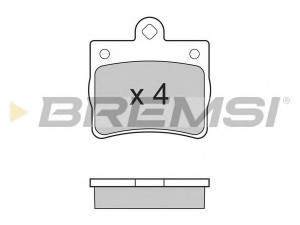 BREMSI BP2771 stabdžių trinkelių rinkinys, diskinis stabdys 
 Techninės priežiūros dalys -> Papildomas remontas
0024205120