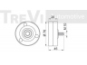 TREVI AUTOMOTIVE TA1454 kreipiantysis skriemulys, V formos rumbuotas diržas 
 Diržinė pavara -> V formos rumbuotas diržas/komplektas -> Laisvasis/kreipiamasis skriemulys
032145276, 032145276, 032145276