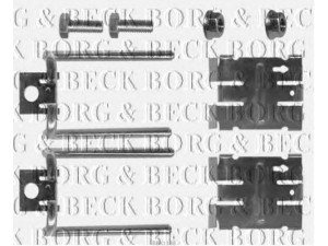BORG & BECK BBK1188 priedų komplektas, diskinių stabdžių trinkelės