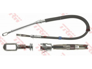 TRW GCH240 trosas, stovėjimo stabdys 
 Stabdžių sistema -> Valdymo svirtys/trosai
10277479, 10403284, 522430, 522649