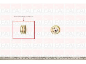 FAI AutoParts T5110 įtempiklio skriemulys, paskirstymo diržas