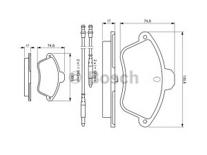 BOSCH 0 986 460 957 stabdžių trinkelių rinkinys, diskinis stabdys 
 Techninės priežiūros dalys -> Papildomas remontas
4252 95, 95 659 639, 95 659 640