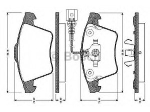 BOSCH 0 986 TB2 922 stabdžių trinkelių rinkinys, diskinis stabdys 
 Techninės priežiūros dalys -> Papildomas remontas
7L6 698 151 B