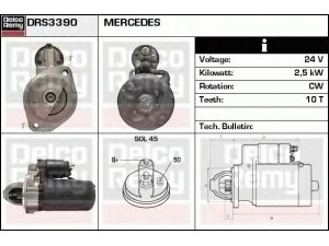 DELCO REMY DRS3390 starteris 
 Elektros įranga -> Starterio sistema -> Starteris