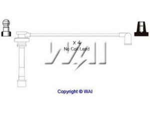 WAIglobal SL677 uždegimo laido komplektas