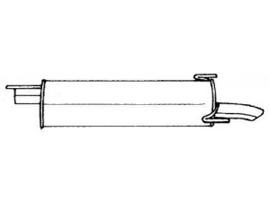 AKS DASIS SG40609 galinis duslintuvas 
 Išmetimo sistema -> Duslintuvas
5852909