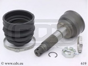 CDX 619 jungčių komplektas, kardaninis velenas 
 Ratų pavara -> Sujungimai/komplektas