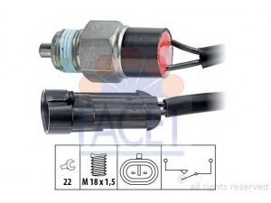 FACET 7.6239 jungiklis, atbulinės eigos žibintas 
 Elektros įranga -> Šviesų jungikliai/relės/valdymas -> Šviesų jungiklis/svirtis
46817710, 55189238
