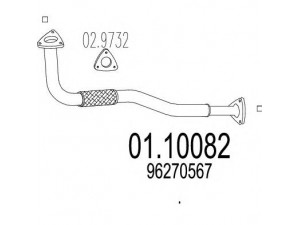 MTS 01.10082 išleidimo kolektorius 
 Išmetimo sistema -> Išmetimo vamzdžiai
96270567