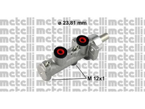 METELLI 05-0600 pagrindinis cilindras, stabdžiai 
 Stabdžių sistema -> Pagrindinis stabdžių cilindras
1J2 614 019, 1J2 614 019, 1J2 614 019