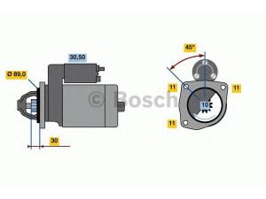 BOSCH 0 986 022 680 starteris
2378 A 029, 2873 A 029, 2873 A 031