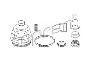 TOPRAN 111 780 gofruotoji membrana, kardaninis velenas 
 Ratų pavara -> Gofruotoji membrana
1K0 498 203B, 1K0 498 203B, 1K0 498 203B