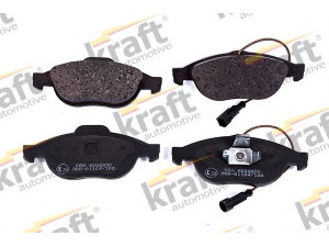 KRAFT AUTOMOTIVE 6006890 stabdžių trinkelių rinkinys, diskinis stabdys 
 Techninės priežiūros dalys -> Papildomas remontas
0009947935, 71713144, 71753044