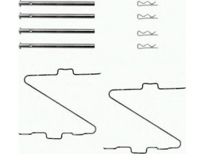 TEXTAR 82017900 priedų komplektas, diskinių stabdžių trinkelės 
 Stabdžių sistema -> Diskinis stabdys -> Stabdžių dalys/priedai