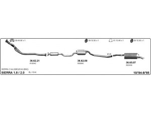 IMASAF 525000300 išmetimo sistema 
 Išmetimo sistema -> Išmetimo sistema, visa