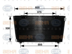 HELLA 8FC 351 036-591 kondensatorius, oro kondicionierius 
 Oro kondicionavimas -> Kondensatorius
88460-20470, 88460-22440