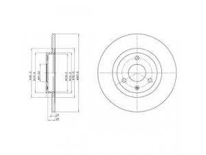 DELPHI BG2527 stabdžių diskas
95669226, 96017878