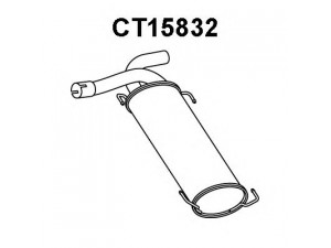 VENEPORTE CT15832 galinis duslintuvas 
 Išmetimo sistema -> Duslintuvas
1606605080, 1606609980, 1606619480