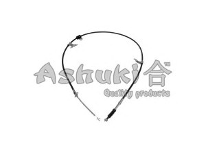 ASHUKI T080-15 trosas, stovėjimo stabdys 
 Stabdžių sistema -> Valdymo svirtys/trosai
46430-12400, GCH2638/TRW, K19317/ABS