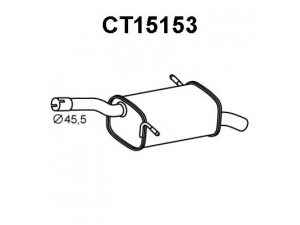 VENEPORTE CT15153 galinis duslintuvas 
 Išmetimo sistema -> Duslintuvas
1730JZ
