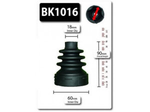 SHAFTEC BK1016 gofruotoji membrana, kardaninis velenas 
 Ratų pavara -> Gofruotoji membrana
329809, 329810, 1802629, 8V51-4A084-AB