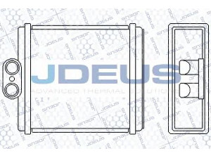 JDEUS 242M01A šilumokaitis, salono šildymas 
 Šildymas / vėdinimas -> Šilumokaitis
0000A00947, 7412085C10