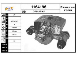 SNRA 1164196 stabdžių apkaba 
 Stabdžių sistema -> Stabdžių matuoklis -> Stabdžių matuoklio montavimas
4773087706000