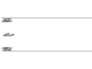 FONOS BWH17176 išmetimo sistema 
 Išmetimo sistema -> Išmetimo sistema, visa