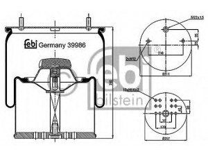 FEBI BILSTEIN 39986 dėklas, pneumatinė pakaba
05.429.41.69.0