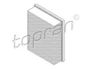 TOPRAN 700 251 oro filtras 
 Filtrai -> Oro filtras
7700 111 834, 8200 421 711, 8200 799 782