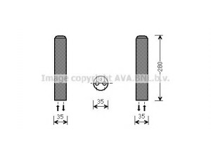 AVA QUALITY COOLING MZD234 džiovintuvas, oro kondicionierius 
 Oro kondicionavimas -> Džiovintuvas
BBM461501, GJ6A61501, GJ6A61501A