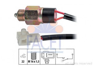 FACET 7.6221 jungiklis, atbulinės eigos žibintas 
 Elektros įranga -> Šviesų jungikliai/relės/valdymas -> Šviesų jungiklis/svirtis
84210-87209-000