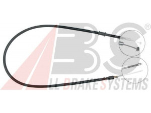 A.B.S. K14198 trosas, stovėjimo stabdys 
 Stabdžių sistema -> Valdymo svirtys/trosai
59770-29000, 59770-29001