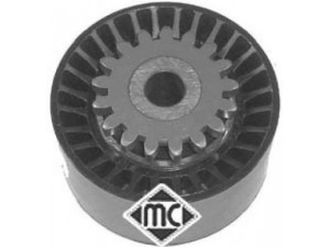 Metalcaucho 05145 kreipiantysis skriemulys, V formos rumbuotas diržas 
 Diržinė pavara -> V formos rumbuotas diržas/komplektas -> Laisvasis/kreipiamasis skriemulys
82 00 324 532, 82 00 769 155