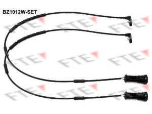 FTE BZ1012W-SET įspėjimo kontaktas, stabdžių trinkelių susidėvėjimas 
 Stabdžių sistema -> Susidėvėjimo indikatorius, stabdžių trinkelės
12 38 984, 90 425 491, 90 425 491