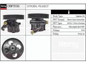 DELCO REMY DSP356 hidraulinis siurblys, vairo sistema 
 Vairavimas -> Vairo pavara/siurblys