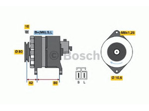 BOSCH 0 986 038 930 kintamosios srovės generatorius 
 Elektros įranga -> Kint. sr. generatorius/dalys -> Kintamosios srovės generatorius
23100 0F000, B310M-43G06EX