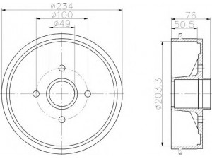 HELLA 8DT 355 302-221 stabdžių būgnas 
 Stabdžių sistema -> Būgninis stabdys -> Stabdžių būgnas
7700818346