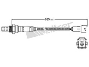 WALKER PRODUCTS 250-24335 lambda jutiklis 
 Išmetimo sistema -> Lambda jutiklis
71742159, 71746951, 71747242, 18213 50G10