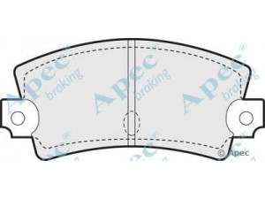APEC braking PAD286 stabdžių trinkelių rinkinys, diskinis stabdys 
 Techninės priežiūros dalys -> Papildomas remontas
5888545, 58888545, 791864, 82203073