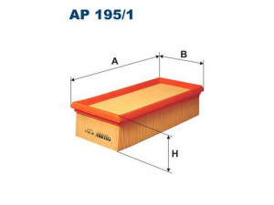 FILTRON AP195/1 oro filtras 
 Techninės priežiūros dalys -> Techninės priežiūros intervalai
MR993130, 6390900501