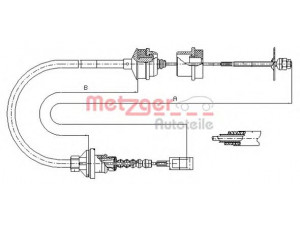 METZGER 1172.2 sankabos trosas 
 Dviratė transporto priemonės -> Kabeliai ir tachometro velenaai -> Sankabos trosas
1310131080, 1310131080, 1318447080