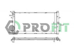 PROFIT PR 9567A1 radiatorius, variklio aušinimas 
 Aušinimo sistema -> Radiatorius/alyvos aušintuvas -> Radiatorius/dalys
701121253D, 701121253E, 701121253F