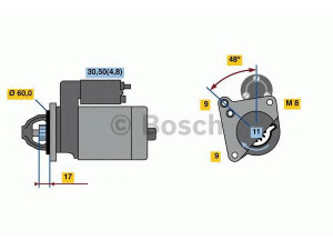 BOSCH 0 001 138 047 starteris 
 Elektros įranga -> Starterio sistema -> Starteris
7616698, 12 41 7 616 698, 12 41 7 616 698