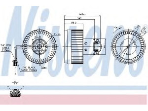 NISSENS 87036 vidaus pūtiklis 
 Šildymas / vėdinimas -> Orpūtė/dalys
31320393, 9171479