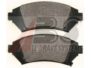 A.B.S. 38425 stabdžių trinkelių rinkinys, diskinis stabdys