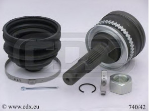 CDX 740/42 jungčių komplektas, kardaninis velenas 
 Ratų pavara -> Sujungimai/komplektas