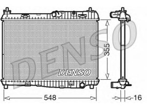 DENSO DRM10043 radiatorius, variklio aušinimas
8V518005BE