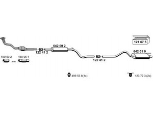 ERNST 070653 išmetimo sistema 
 Išmetimo sistema -> Išmetimo sistema, visa