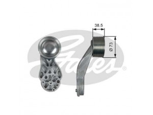 GATES T36519 kreipiantysis skriemulys, V formos rumbuotas diržas 
 Diržinė pavara -> V formos rumbuotas diržas/komplektas -> Laisvasis/kreipiamasis skriemulys
20521447, 21153968, 21393207, 21766717